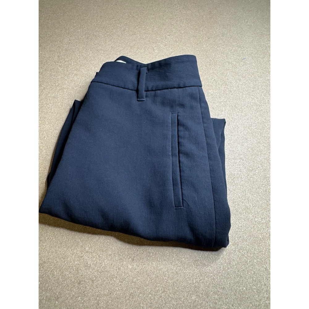 Wilfred Aritzia Navy Blue High Waisted Dress Pants Trousers Size 4 DTR4-6606-20